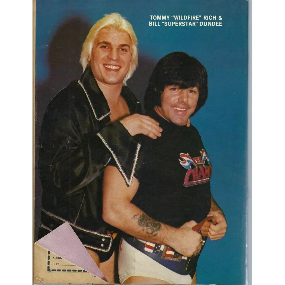 Wrestling Revue magazine July 1982-Carolina Connection Hulk Hogan Rocky III